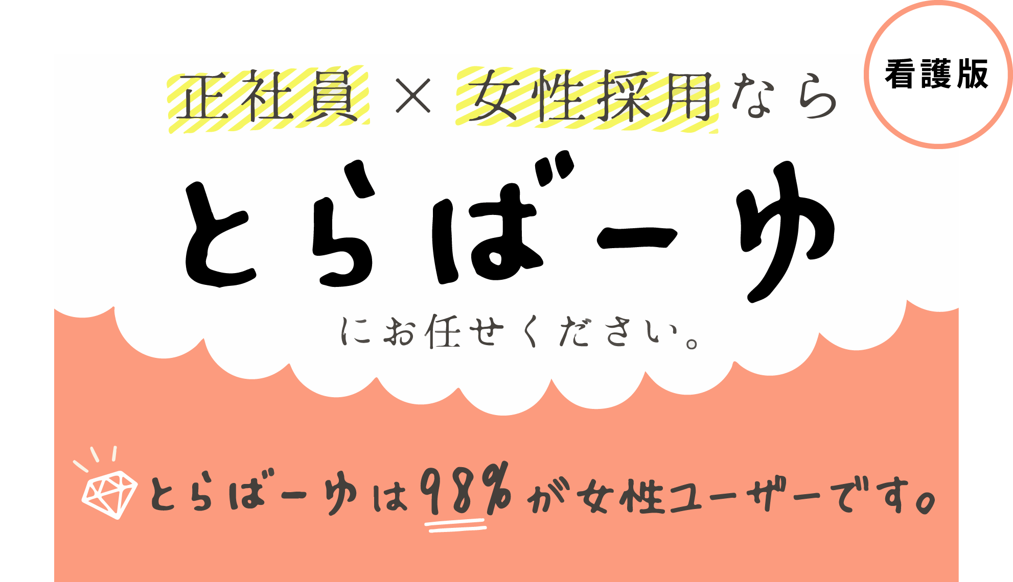 とらばーゆ看護の特徴 料金 掲載方法 求人掲載申込はリクルート代理店の人財企画