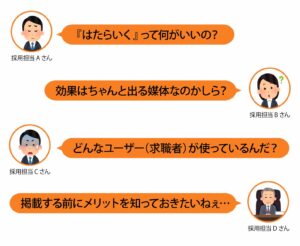はたらいくのメリットに関す